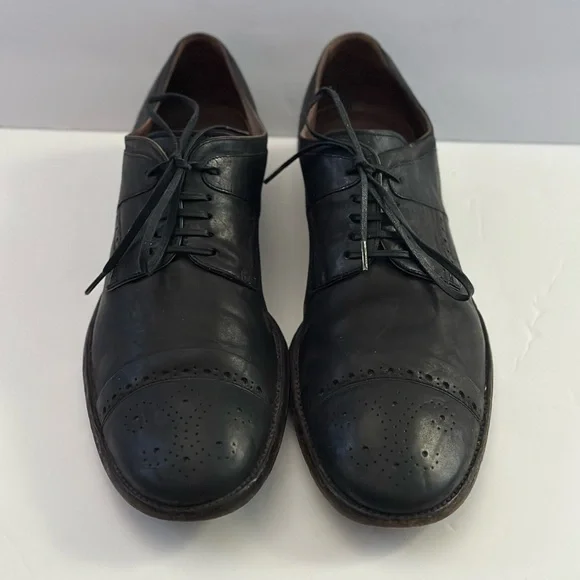 Dolce & Gabbana Black Leather Oxford Shoes